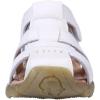 imageDADAWEN Boys Girls Leather Closed Toe Outdoor Sport Sandals ToddlerLittle KidBig KidWhite