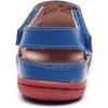 imageDADAWEN Boys Girls Leather Soft Closed Toe Outdoor Beach Summer Sport Sandals Water Shoes ToddlerLittle KidBig KidBlue