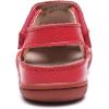 imageDADAWEN Boys Girls Leather Soft Closed Toe Outdoor Beach Summer Sport Sandals Water Shoes ToddlerLittle KidBig KidRed