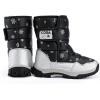 imageDADAWEN Girls Boys Snow Boots Winter Outdoor Waterproof Slip Resistant Cold Weather Shoes ToddlerLittle KidBig KidBlack