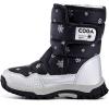 imageDADAWEN Girls Boys Snow Boots Winter Outdoor Waterproof Slip Resistant Cold Weather Shoes ToddlerLittle KidBig KidBlack