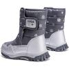 imageDADAWEN Girls Boys Snow Boots Winter Outdoor Waterproof Slip Resistant Cold Weather Shoes ToddlerLittle KidBig KidGrey