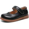 imageDADAWEN Girls Classic Mary Jane Flats School Uniform Shoes Dress Shoes Party Wedding Shoes01 Black
