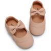 imageDADAWEN Girls Classic Mary Jane Flats School Uniform Shoes Dress Shoes Party Wedding Shoes03 Pink