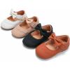 imageDADAWEN Girls Classic Mary Jane Flats School Uniform Shoes Dress Shoes Party Wedding Shoes03 White