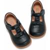 imageDADAWEN Girls TStrap School Uniform Dress Shoe Mary Jane Princess Flat02 Black