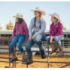 imageDADAWEN Kids Cowgirl Cowboy Western Boots Boys Girls Mid Calf Riding Shoes With Side Zipper ToddlerLittle KidBig KidBrownTan