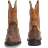 imageDADAWEN Kids Cowgirl Cowboy Western Boots Boys Girls Mid Calf Riding Shoes With Side Zipper ToddlerLittle KidBig KidBrownTan