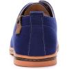 imageDADAWEN Mens Casual Canvas Oxfords Walking Shoes Sneakers Lace Up Dress ShoesBlue