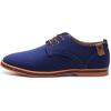 imageDADAWEN Mens Casual Canvas Oxfords Walking Shoes Sneakers Lace Up Dress ShoesBlue