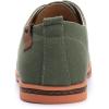 imageDADAWEN Mens Casual Canvas Oxfords Walking Shoes Sneakers Lace Up Dress ShoesGreen
