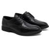 imageDADAWEN Mens Classic Formal Oxford Shoes Business Wingtip Lace Up Dress ShoesBlack