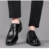 imageDADAWEN Mens Classic Formal Oxford Shoes Business Wingtip Lace Up Dress ShoesBlack