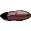 imageDADAWEN Mens Leather Lined Dress Shoes Formal Business Shoes Classic Laceup OxfordsBrown