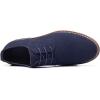 imageDADAWEN Mens Suede Dress Shoes Casual Lace Up Oxfords ShoesBlue