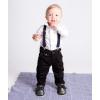 imageDADAWEN Toddler Boys Girls Dress Shoes Comfort Oxford Shoes Wedding Church Dress Shoes Lace Up School Uniform Loafer Flats ToddlerLittle KidBlack