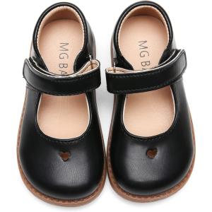 imageDADAWEN Girls Classic Mary Jane Flats School Uniform Shoes Dress Shoes Party Wedding Shoes01 Black