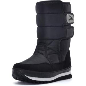 imageDADAWEN Womens Waterproof Frosty Snow BootBlackep