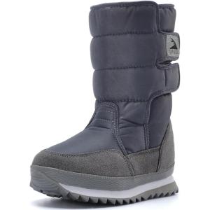 imageDADAWEN Womens Waterproof Frosty Snow BootGrayep