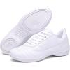 imageDADAWEN Adult ampamp Youth Cheer Shoes Girls White Cheerleading Shoes for Women Dance Shoes Athletic Sport Training Tennis Breathable Competition Cheer SneakersWhitegirl