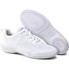 imageDADAWEN Adult ampamp Youth White Cheerleading Dance Shoes Athletic Training Lightweight Competition Tennis Sneakers Cheer ShoesWhitewomen