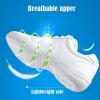 imageDADAWEN Adult ampamp Youth White Cheerleading Shoe Athletic Sport Dance Shoes Training Competition Tennis Sneakers Cheer ShoesWhitegirl