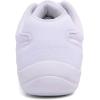 imageDADAWEN Adult ampamp Youth White Cheerleading Shoe Athletic Sport Training Competition Tennis Sneakers Cheer ShoesWhitewomen