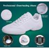 imageDADAWEN Adult ampamp Youth White Cheerleading Shoes Sport Training Tennis Sneakers Competition Cheer ShoesAll Whitegirl 02