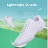 imageDADAWEN Adult ampamp Youth White Cheerleading Shoes Sport Training Tennis Sneakers Competition Cheer ShoesAll Whitegirl 02