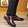 imageDADAWEN Mens Classic Modern Formal Business Oxford Shoes Lace Up Dress ShoeBrown