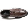 imageDADAWEN Mens Classic Modern Formal Business Oxford Shoes Lace Up Dress ShoeBrown