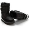 imageDADAWEN Mens Womens Waterproof Warm Fur Lined Cold Weather Outdoor Winter Snow BootsBlack