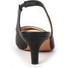 imageDADAWEN Womens Pointed Toe Slingback Kitten Heel Wedding Party Dress Pump ShoesBlack