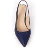 imageDADAWEN Womens Pointed Toe Slingback Kitten Heel Wedding Party Dress Pump ShoesBlue