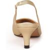 imageDADAWEN Womens Pointed Toe Slingback Kitten Heel Wedding Party Dress Pump ShoesGold