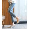 imageDADAWEN Womens Pointed Toe Slingback Kitten Heel Wedding Party Dress Pump ShoesSilver