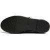 imageDADAWEN Womens Platform LaceUp Comfort Wingtips Square Toe Oxford Shoes BroguesBlack
