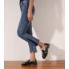 imageDADAWEN Womens SlipOn Tassel Round Toe Platform Casual Oxfords Dress ShoesBlack