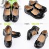 imageDADAWEN Girls Strap School Uniform Dress Shoe Mary Jane Flat ToddlerLittle KidBig KidBlackFlower