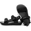 imageDADAWEN Kids Girls Boys Water Sandals Outdoor Hiking Adjustable Strap Sport SandalsBlack