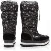 imageDADAWEN Womens Winter Waterproof Fur Lined Frosty Snow BootsBlack