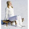 imageDADAWEN Womens Winter Waterproof Fur Lined Frosty Snow BootsWhite