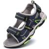 imageDADAWEN Boys Girls Adventurous Adjustable Straps Summer Sports Sandals Hiking Beach Outdoor Open toe Sports Sandals for Kids