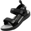 imageDADAWEN Kids Girls Boys Water Sandals Outdoor Hiking Adjustable Strap Sport SandalsBlack