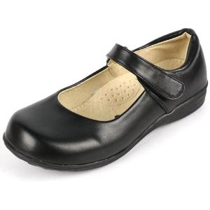 imageDADAWEN Girls Strap School Uniform Dress Shoe Mary Jane Flat ToddlerLittle KidBig KidBlackb