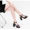 imageDADAWEN Platform Heels for Women High Block Chunky Open Toe Ankle Strap Heeled Sandals Wedding Party Evening Prom Dance Dress Pump Sandals ShoesBlack 02