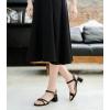 imageDADAWEN Womens Open Toe Ankle Strap Low Block Chunky Heels Sandals Party Wedding Dress Pumps ShoesBlackSynthetic Leather