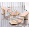 imageDADAWEN Womens Rhinestone Heeled Sandals Square Toe Strappy Chunky Block Heels for Women Comfortable Wedding Party Dress Pumps ShoesNude 02