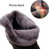 imageDADAWEN Womens Winter Warm Fur Lined Snow Boots Side Zipper Ankle Boots Outdoor Booties Comfortable Boots for WomenBlack 02
