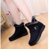 imageDADAWEN Womens Winter Warm Fur Lined Snow Boots Side Zipper Ankle Boots Outdoor Booties Comfortable Boots for WomenBlack 03